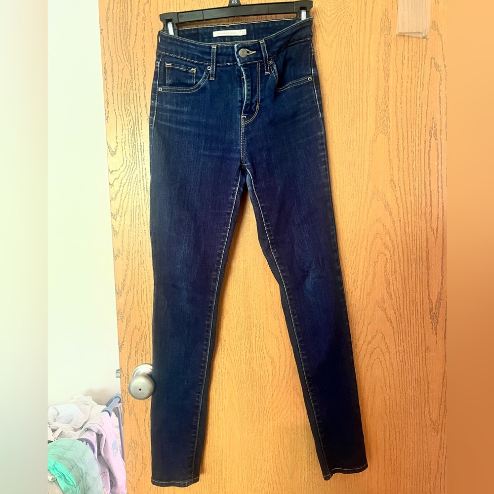 Levi's Dark Indigo Skinny Jeans - Classic Blue